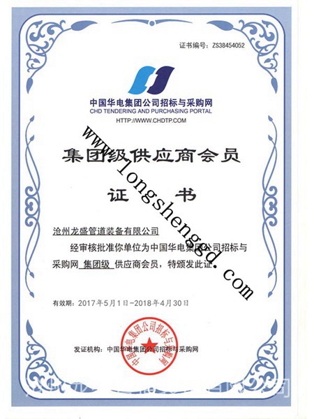 中国华电集团入网证